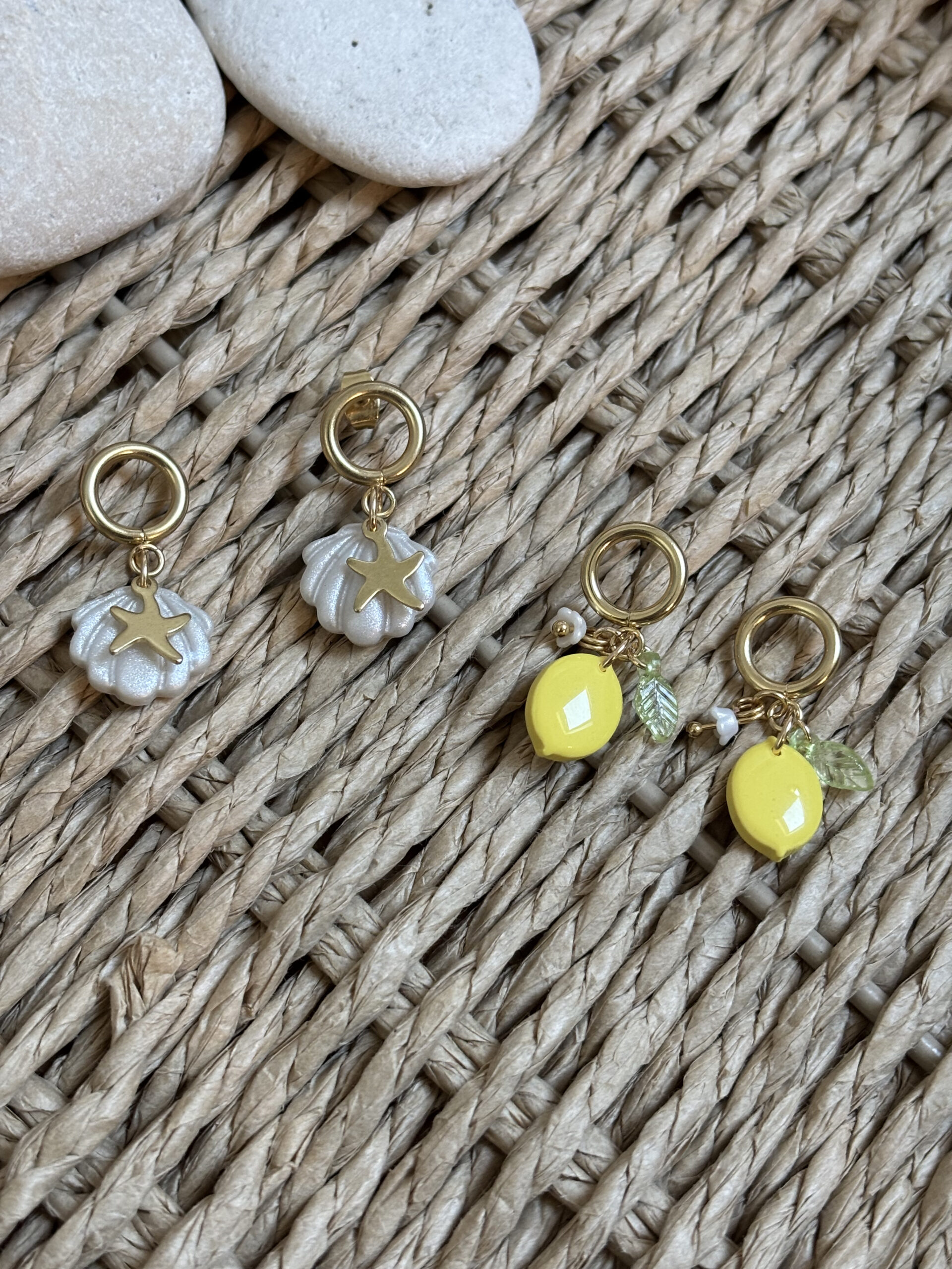 Boucles d'oreilles un air d’été 🍋