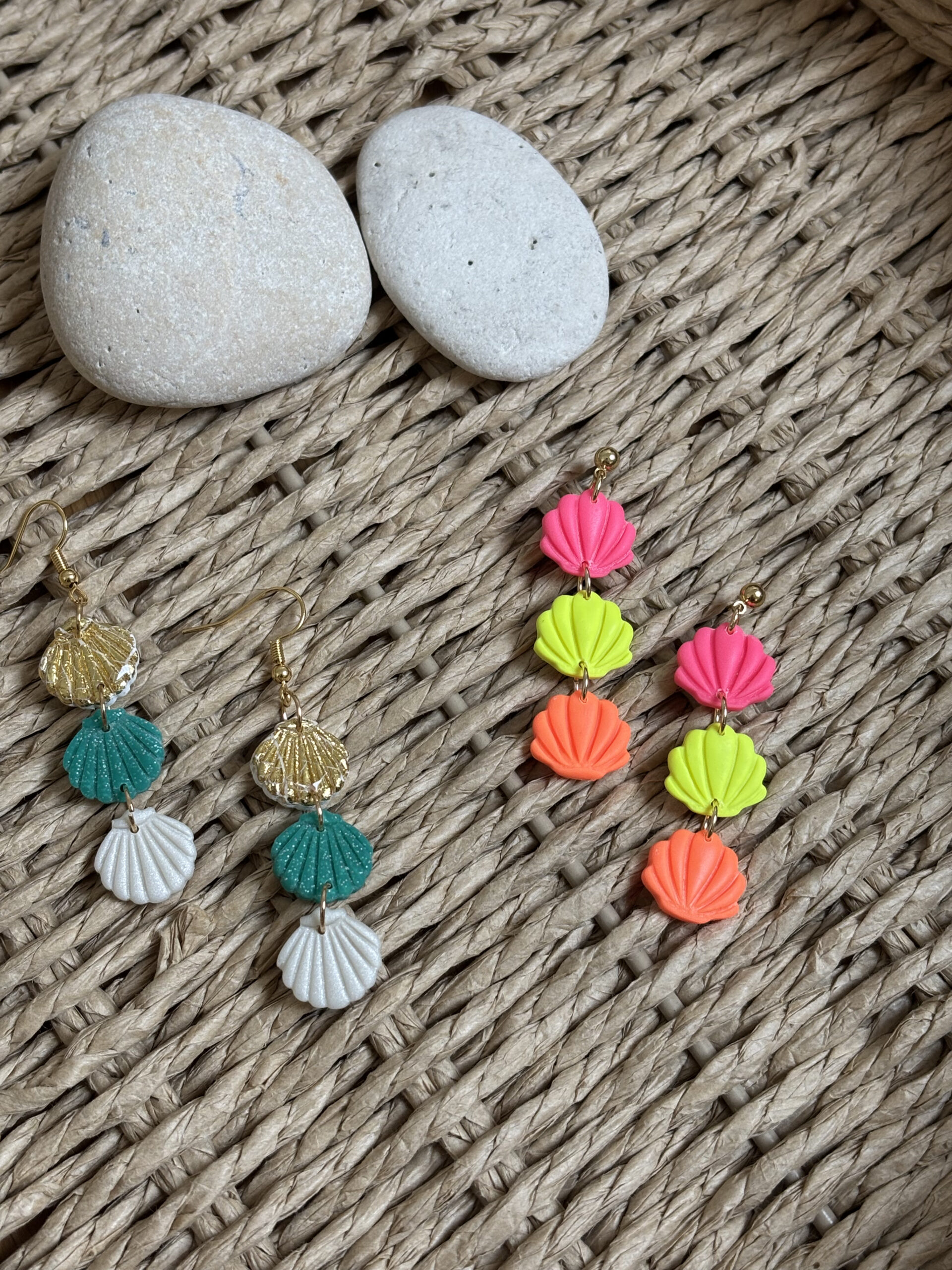 boucles 3 coquillages