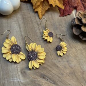 Boucles d'oreilles Tournesol 🌻