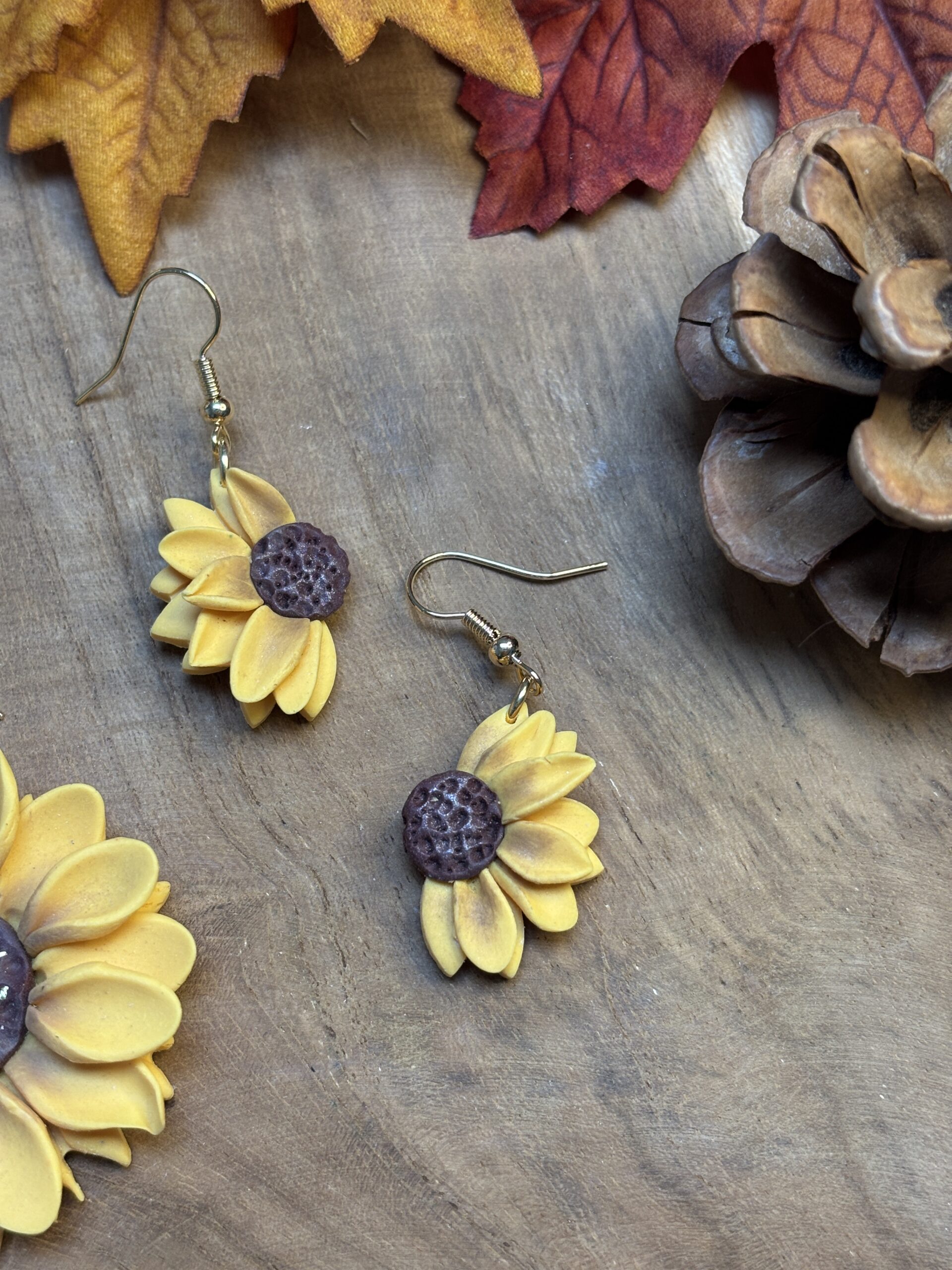 Boucles d'oreilles Tournesol 🌻 – Image 3