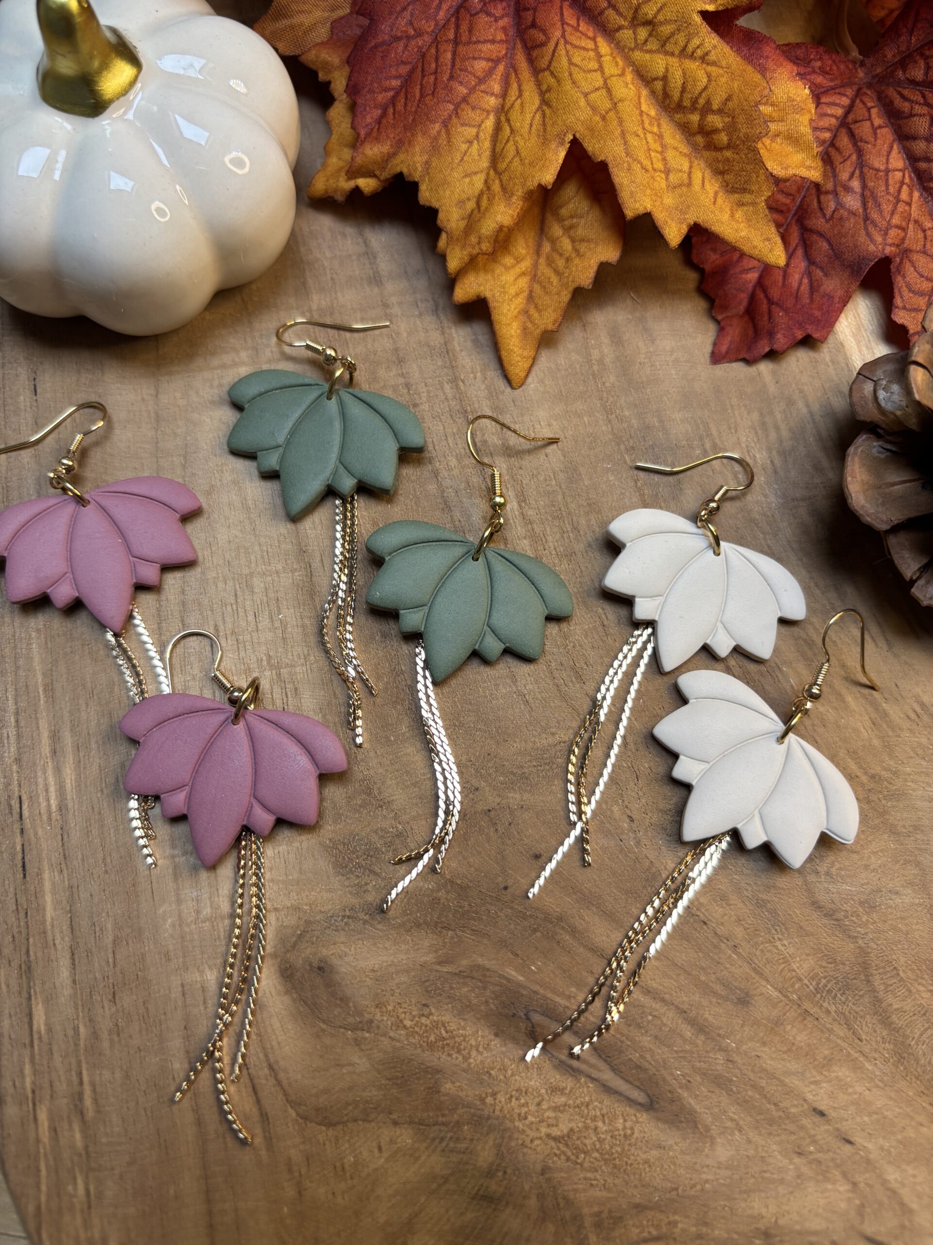 Boucles d'oreilles Elégance d'automne – Image 8