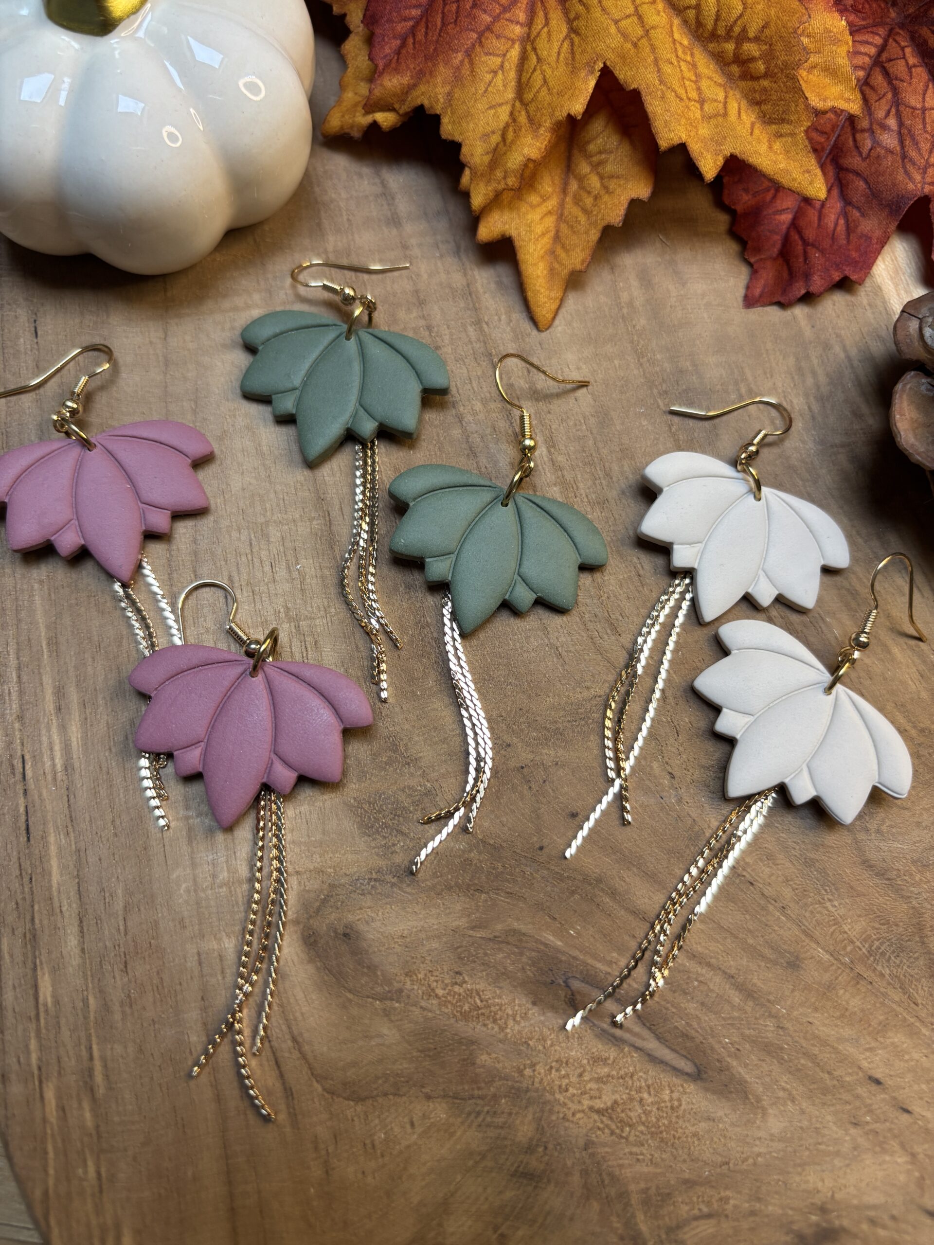 Boucles d'oreilles Elégance d'automne