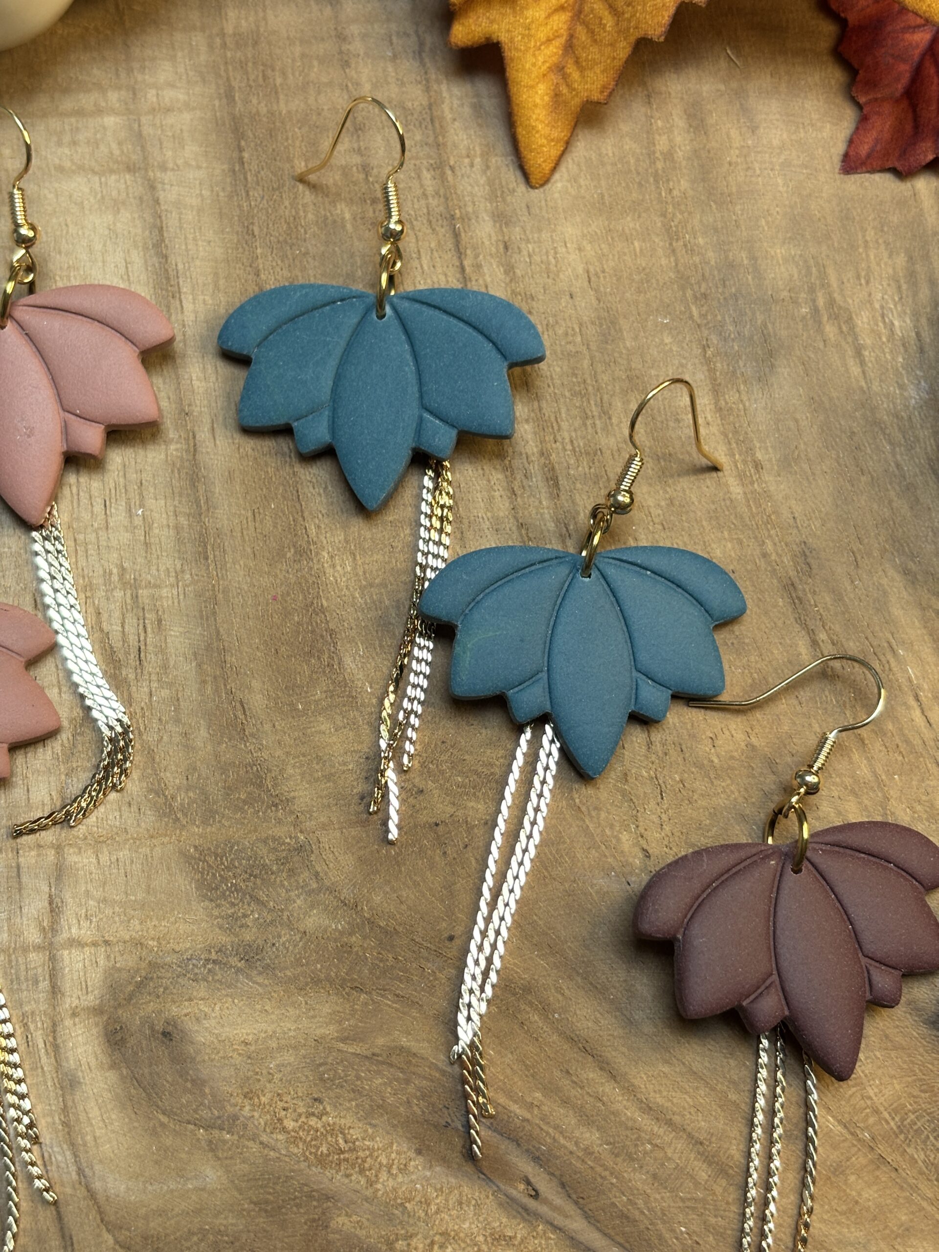Boucles d'oreilles Elégance d'automne – Image 5