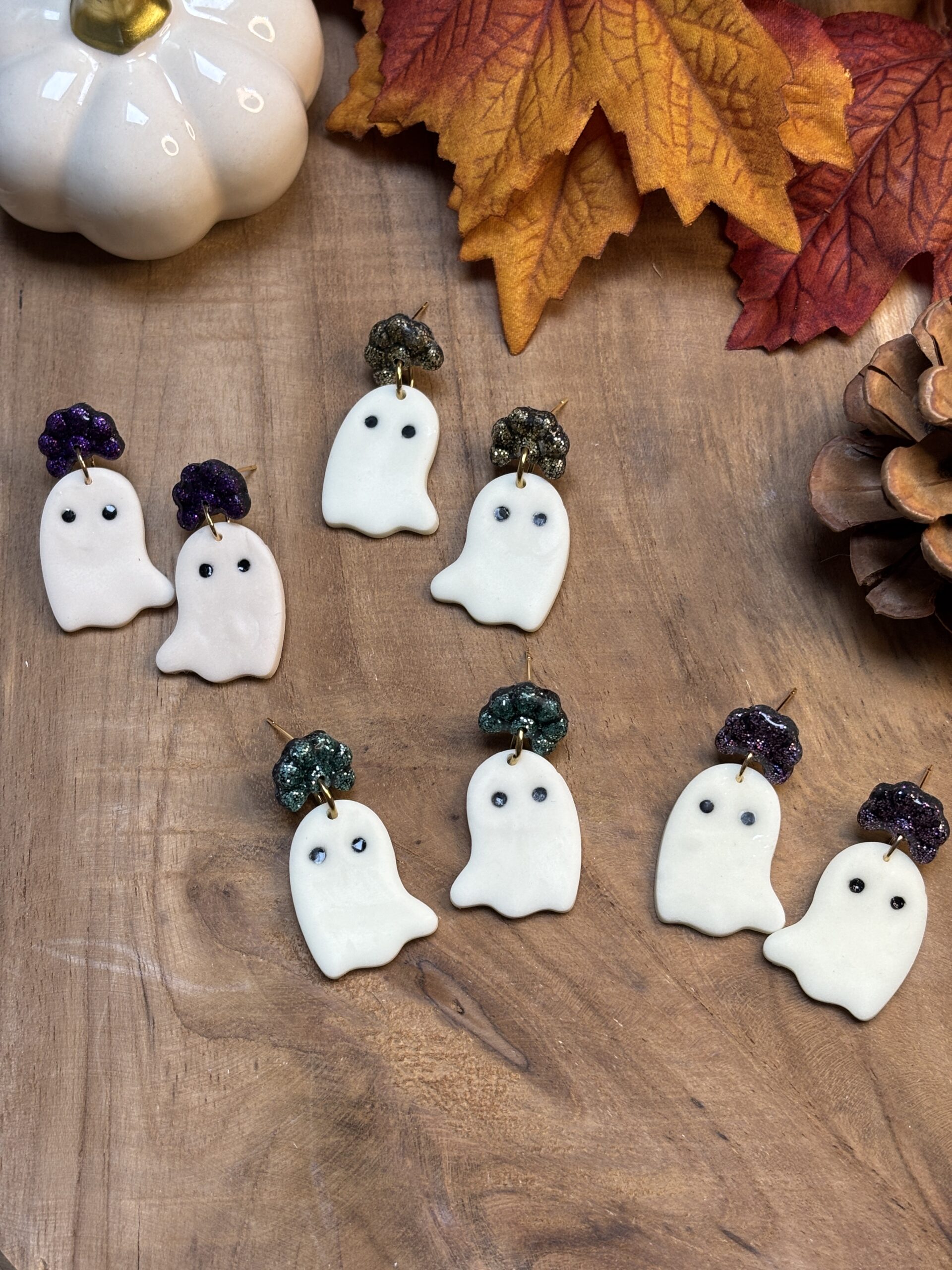 Boucles d'oreilles Fantômes 👻