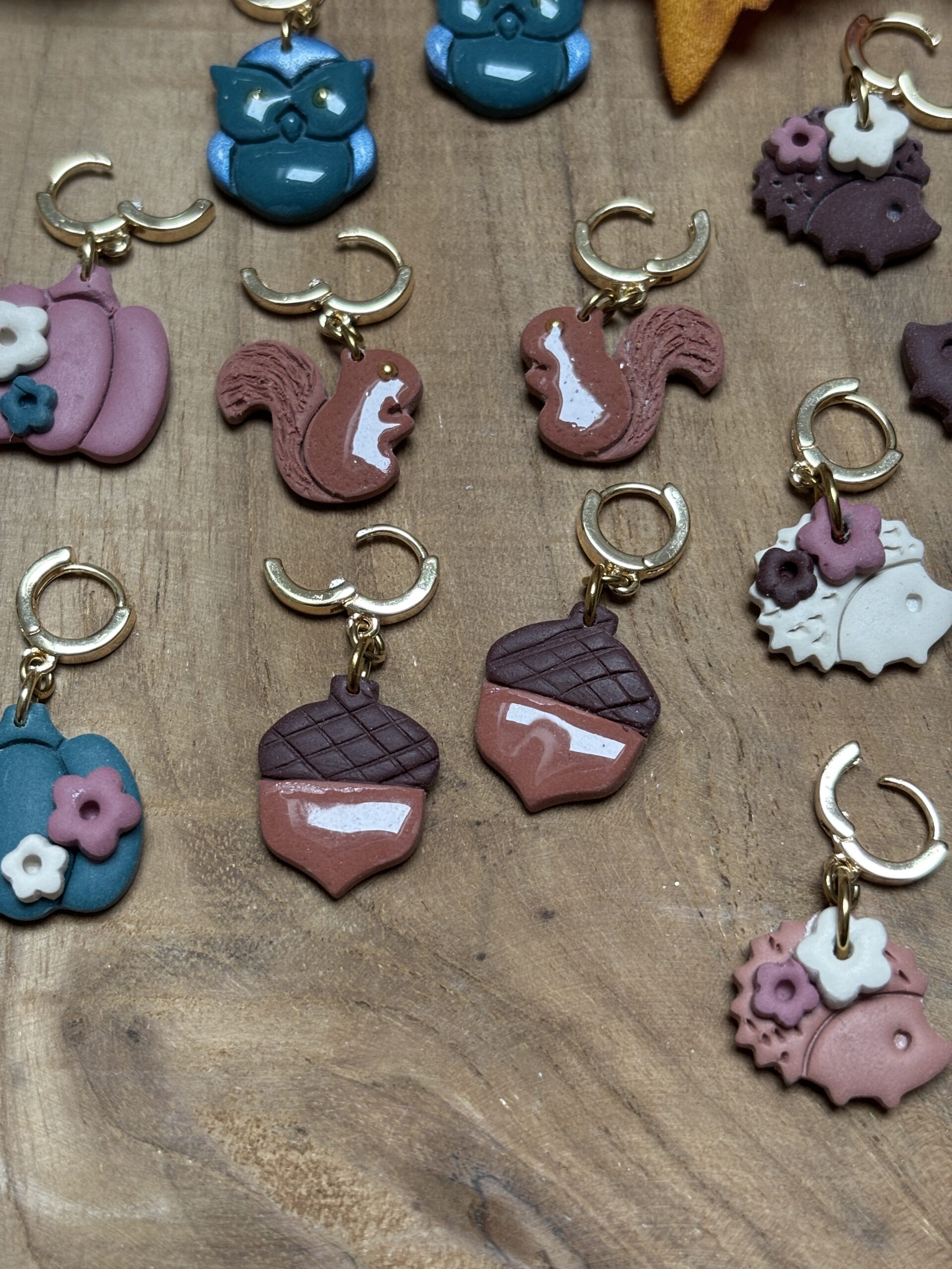 Mini boucles d'oreilles d'Automne 🍂 – Image 2