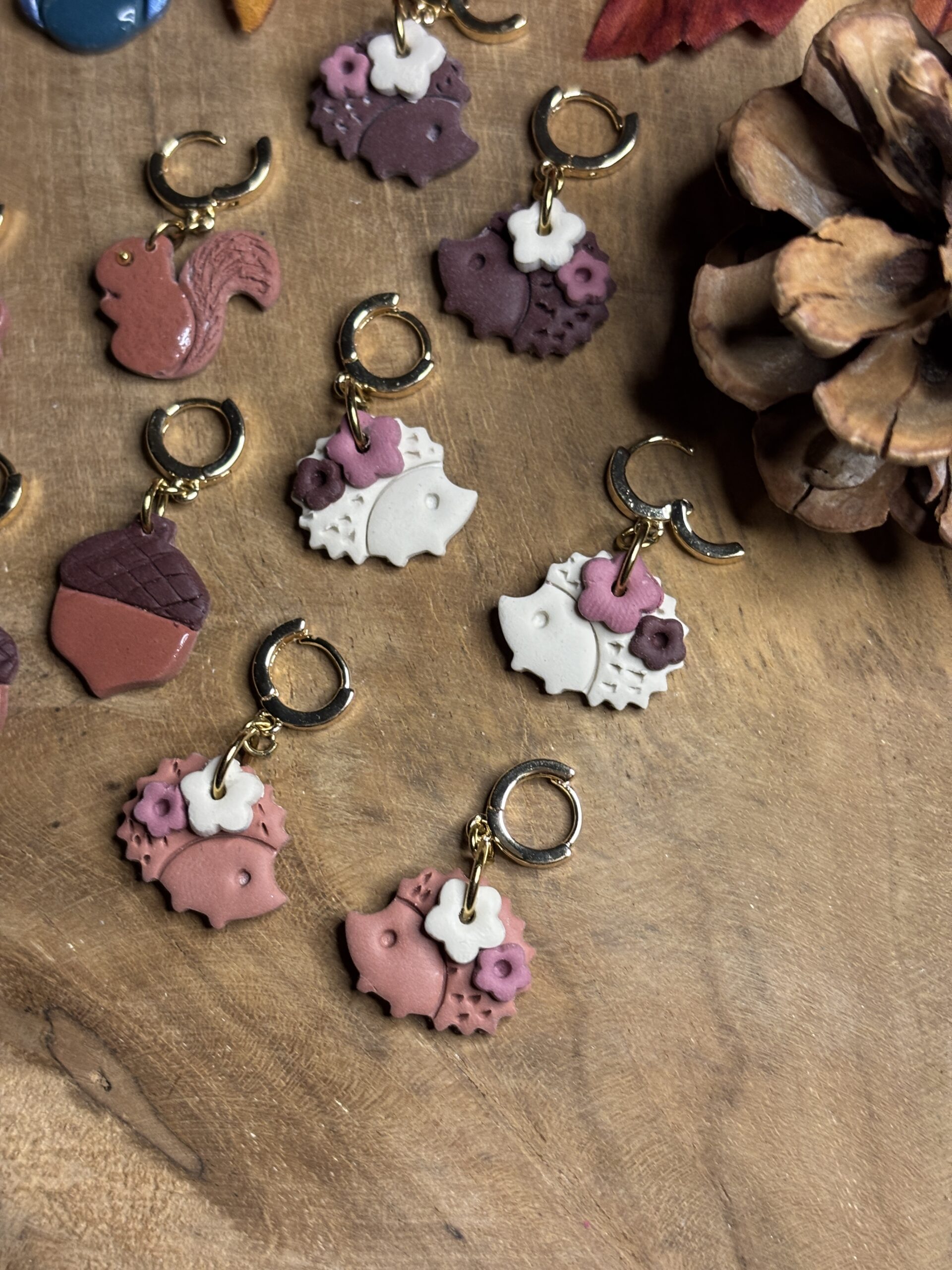 Mini boucles d'oreilles d'Automne 🍂 – Image 3