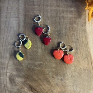 Mini boucles d'oreilles Fruits 🍓🍋