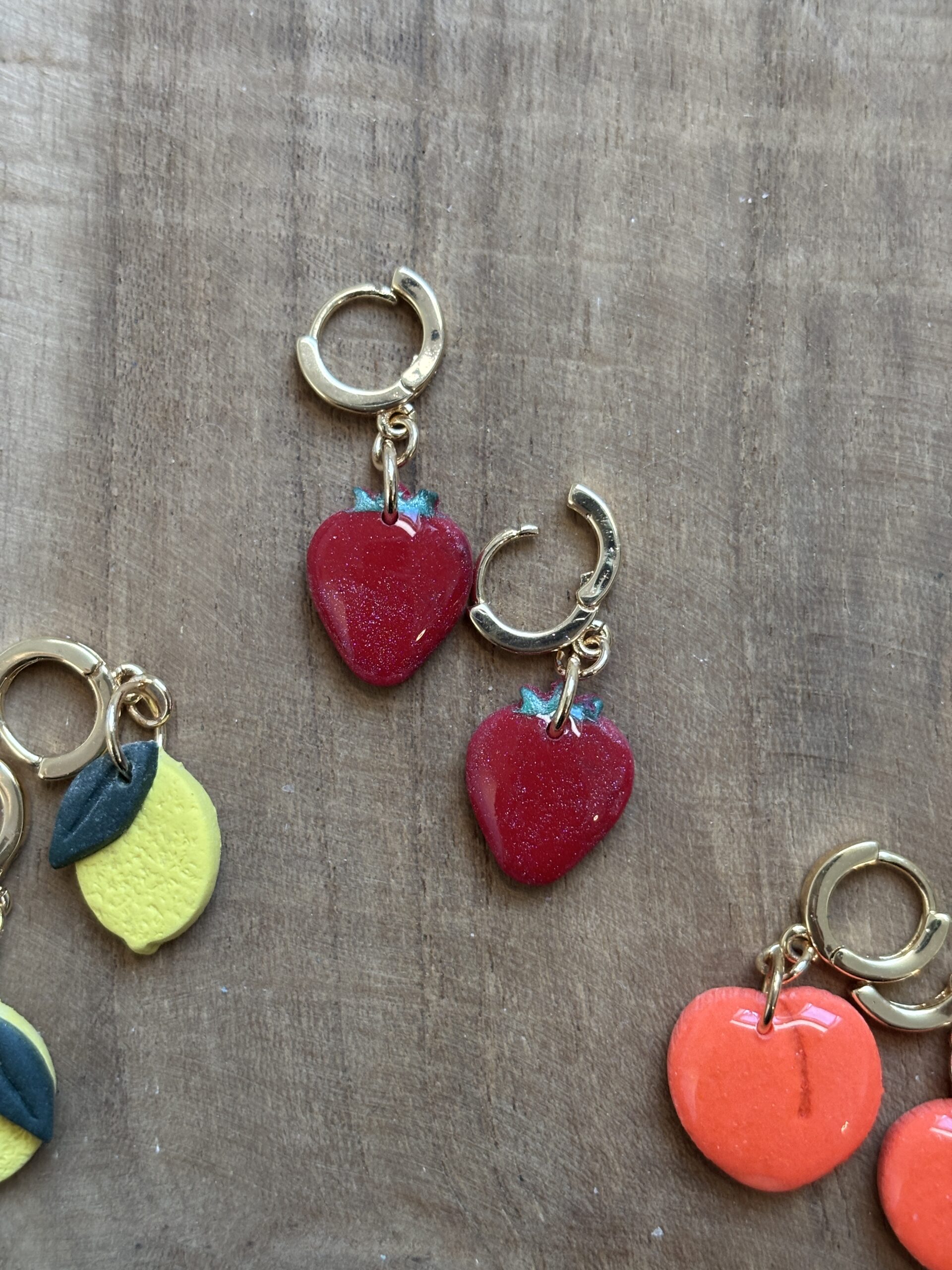 Mini boucles d'oreilles Fruits đđ â Image 2