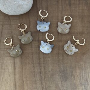 Mini boucles d'oreilles Chats 🐱