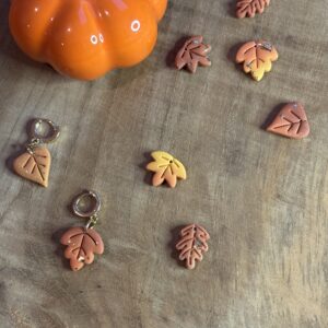 Mini boucles d'oreilles feuilles d'Automne 🍂