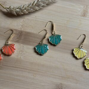  Boucles d’oreilles coquillage